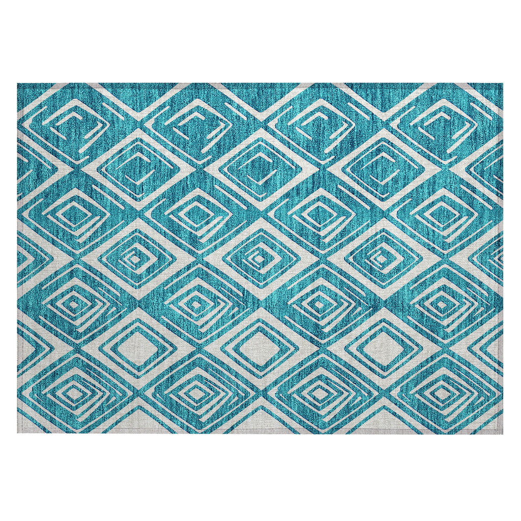 addison chantille acn862 teal rug