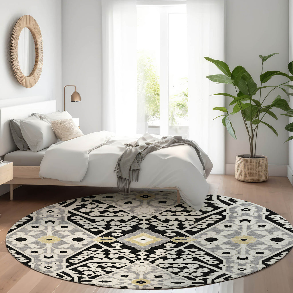 addison chantille acn863 black rug