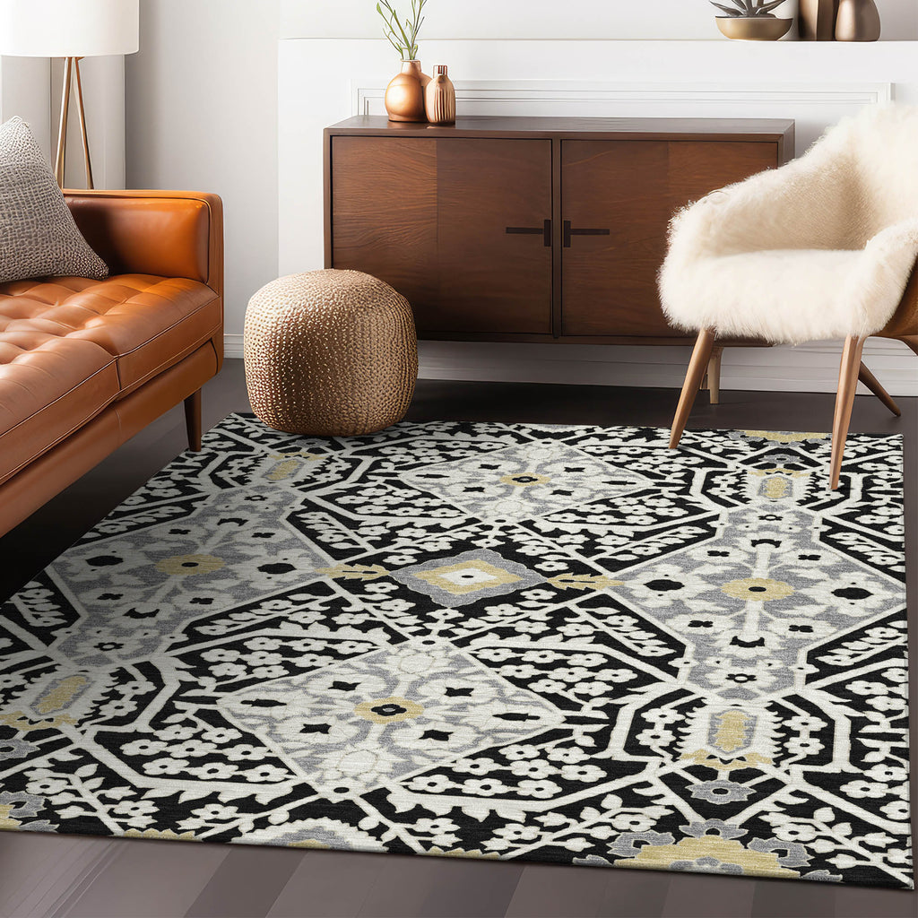 addison chantille acn863 black rug