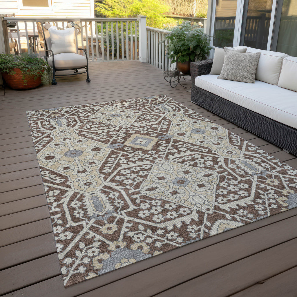 addison chantille acn863 chocolate rug