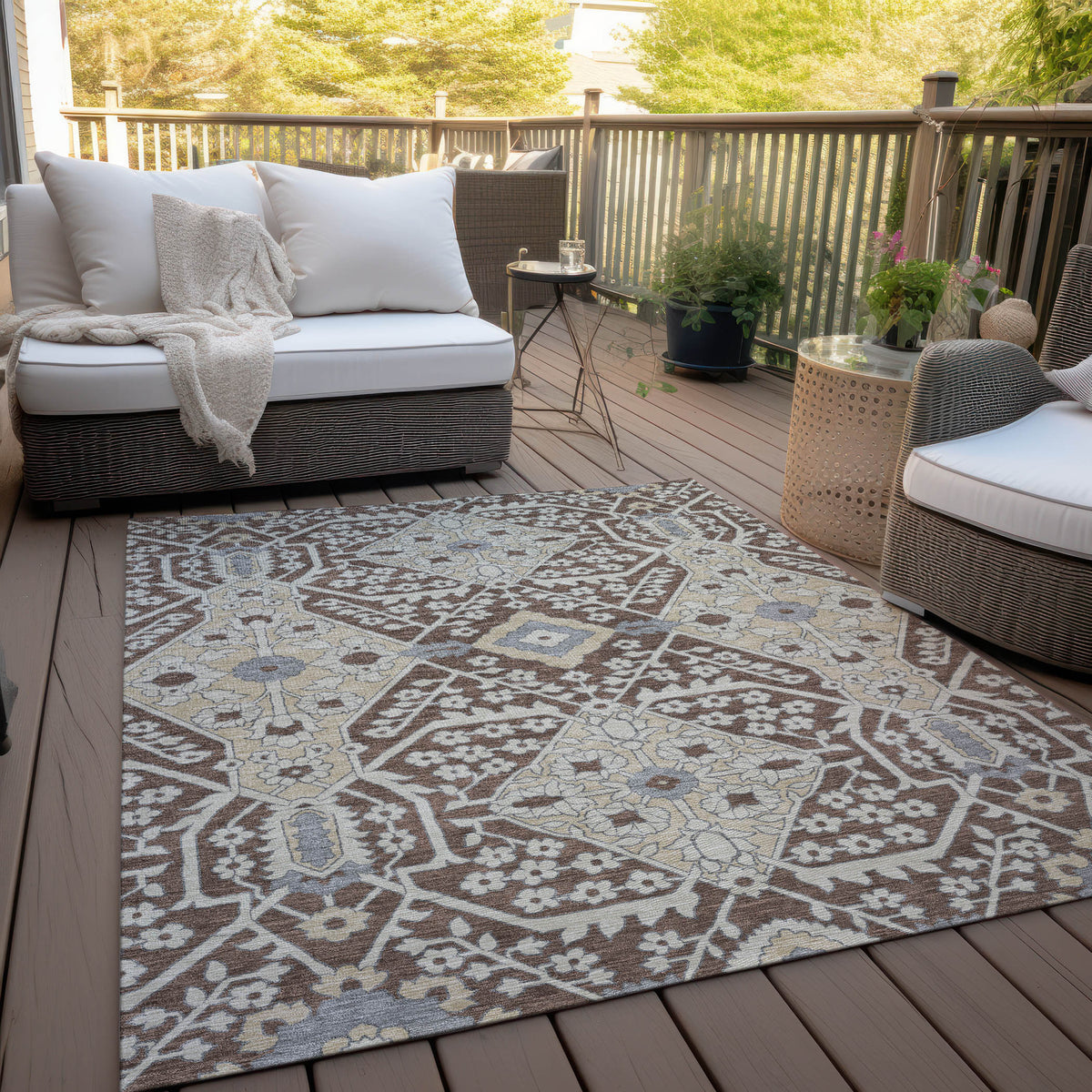 addison chantille acn863 chocolate rug