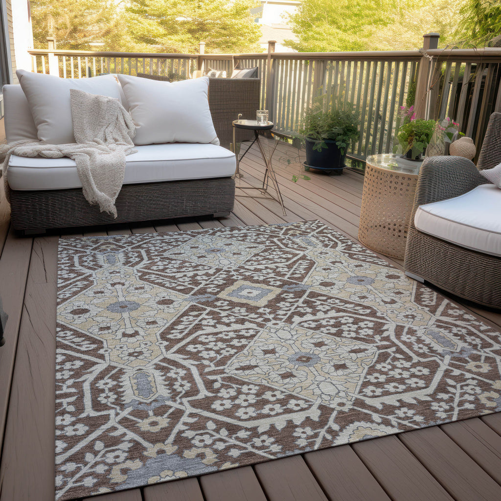 addison chantille acn863 chocolate rug