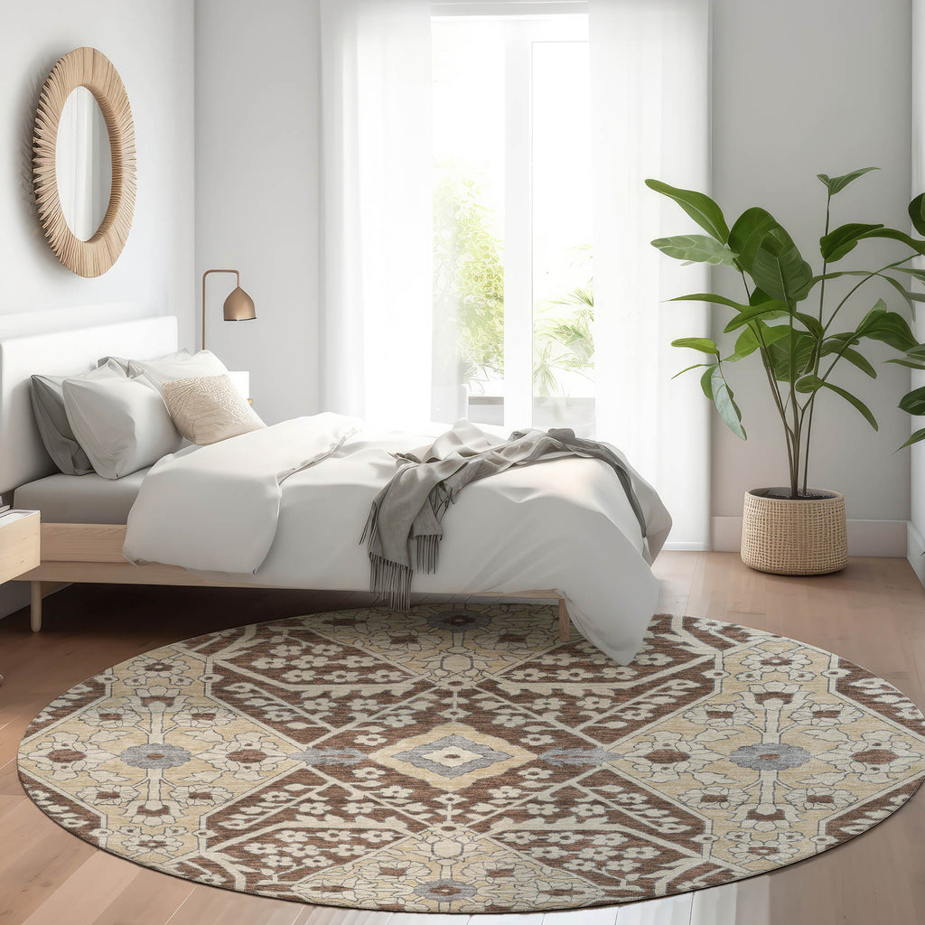 addison chantille acn863 chocolate rug