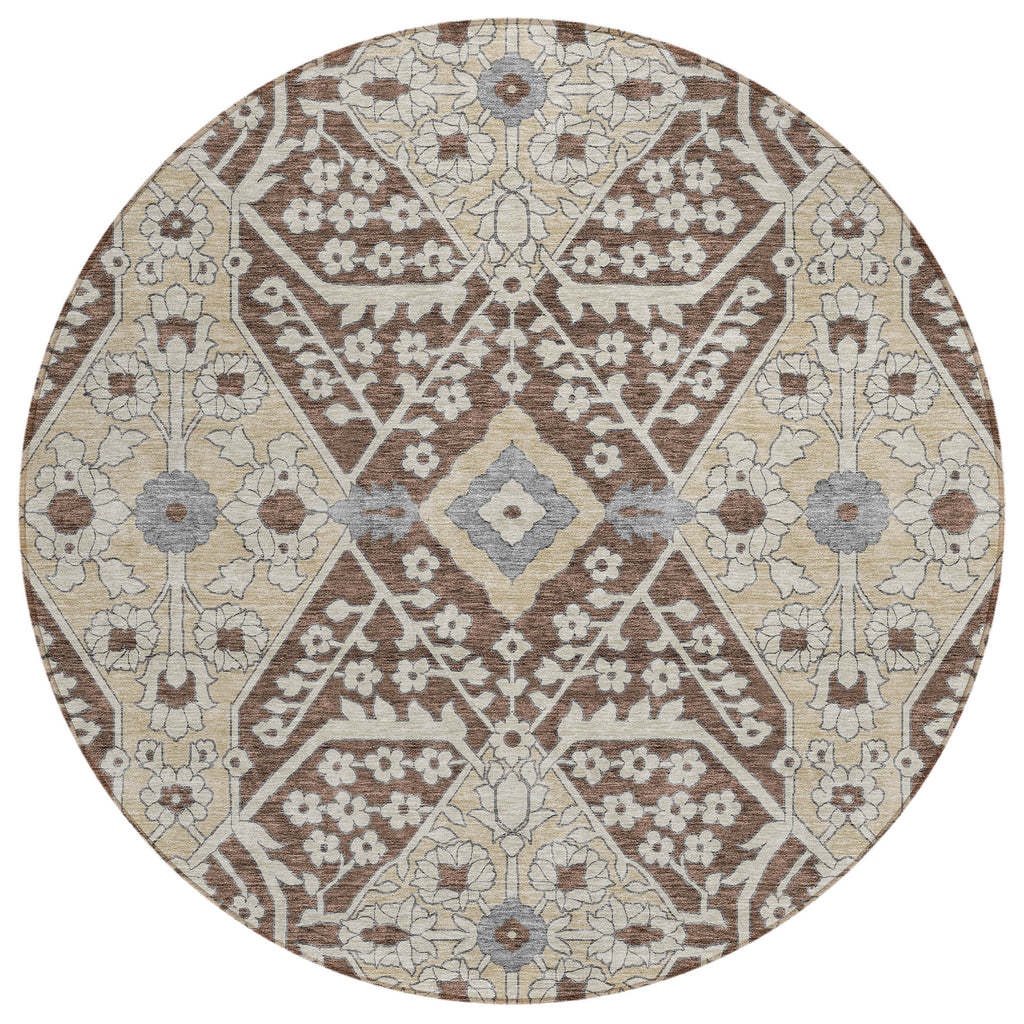 addison chantille acn863 chocolate rug