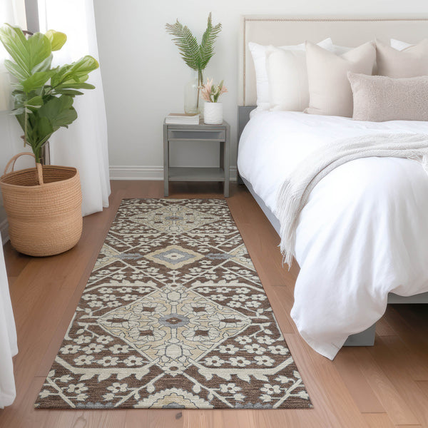 addison chantille acn863 chocolate rug