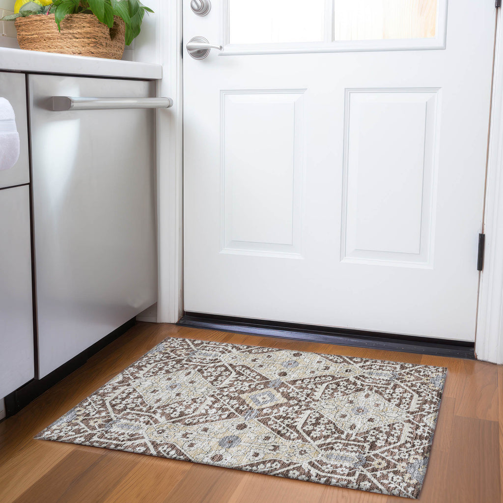 addison chantille acn863 chocolate rug