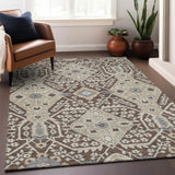 addison chantille acn863 chocolate rug