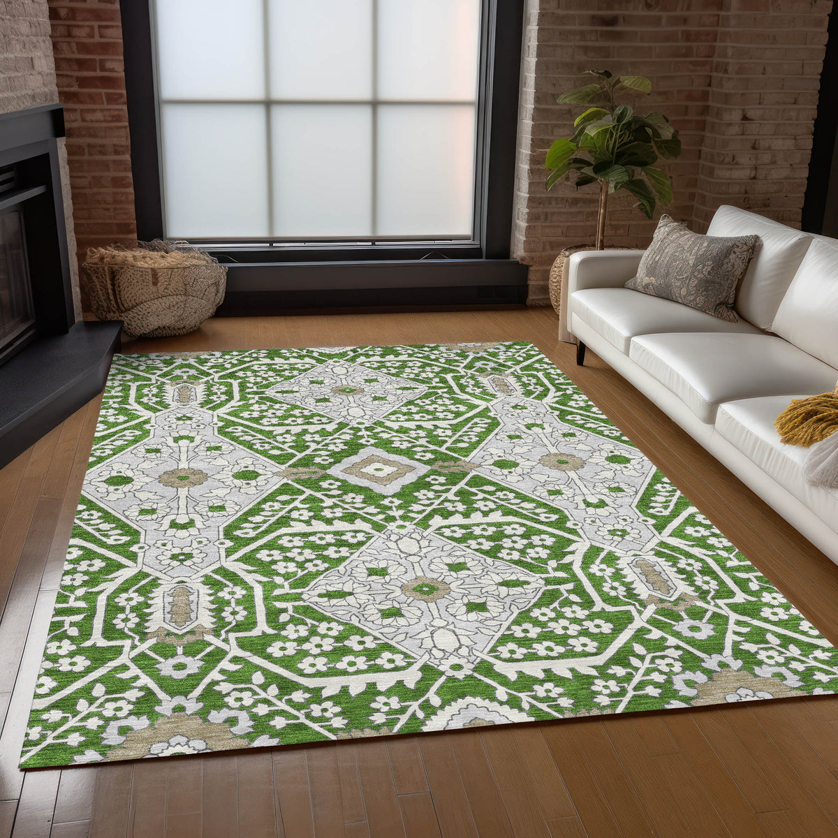 addison chantille acn863 green rug