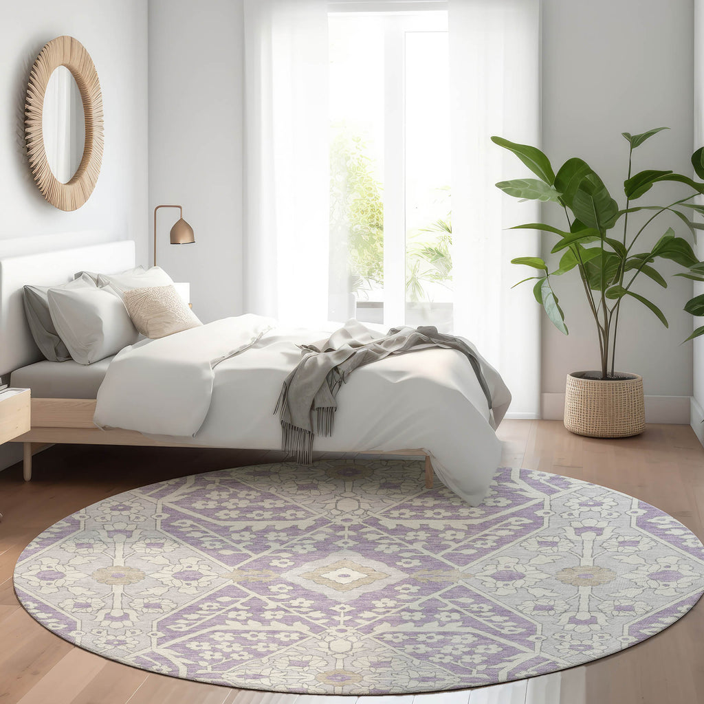 addison chantille acn863 lavender rug