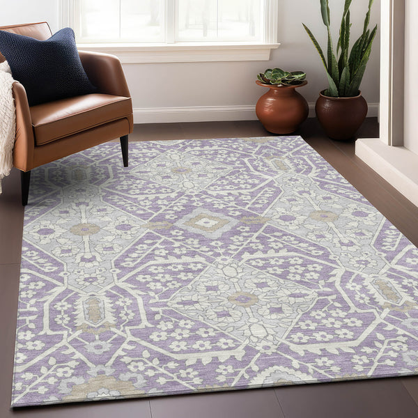 addison chantille acn863 lavender rug