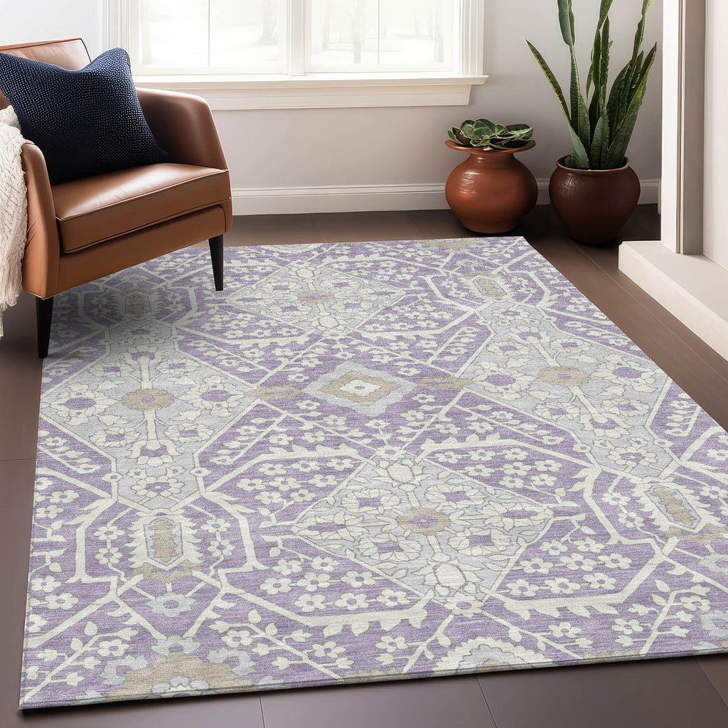 addison chantille acn863 lavender rug