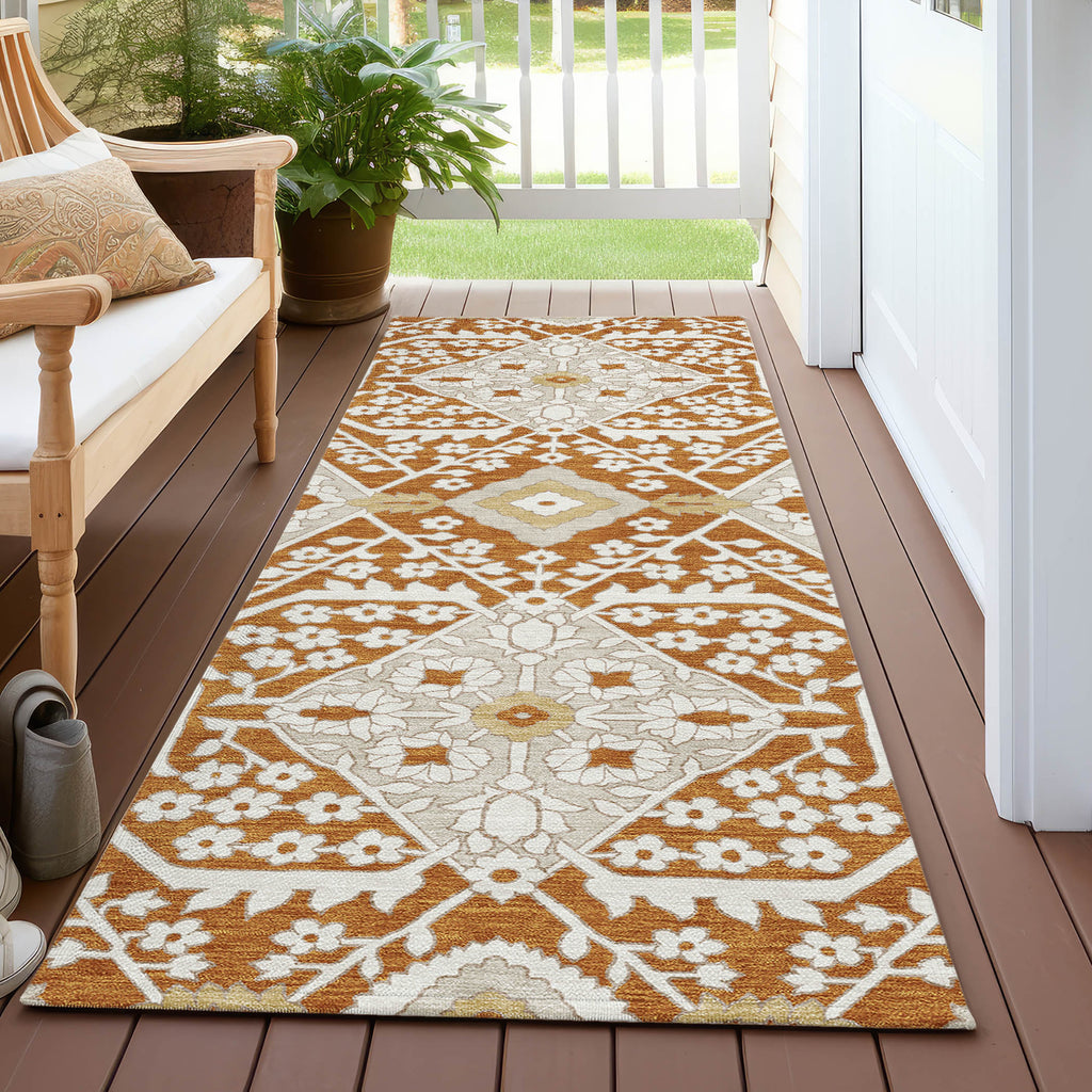 addison chantille acn863 paprika rug