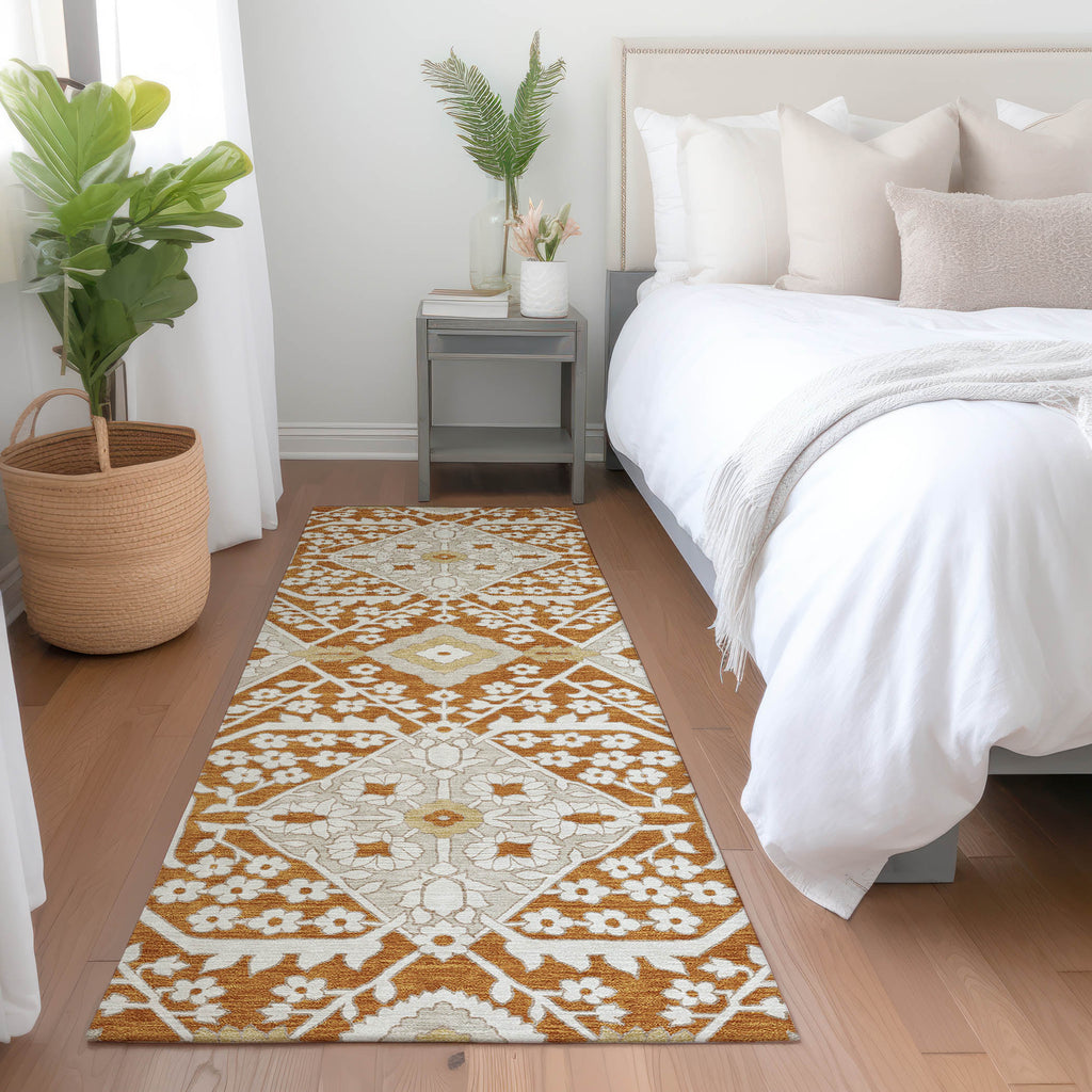 addison chantille acn863 paprika rug