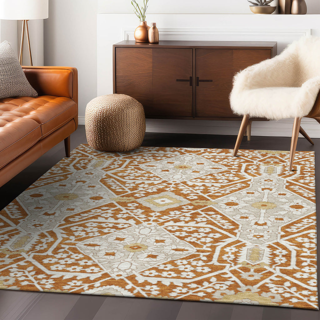 addison chantille acn863 paprika rug