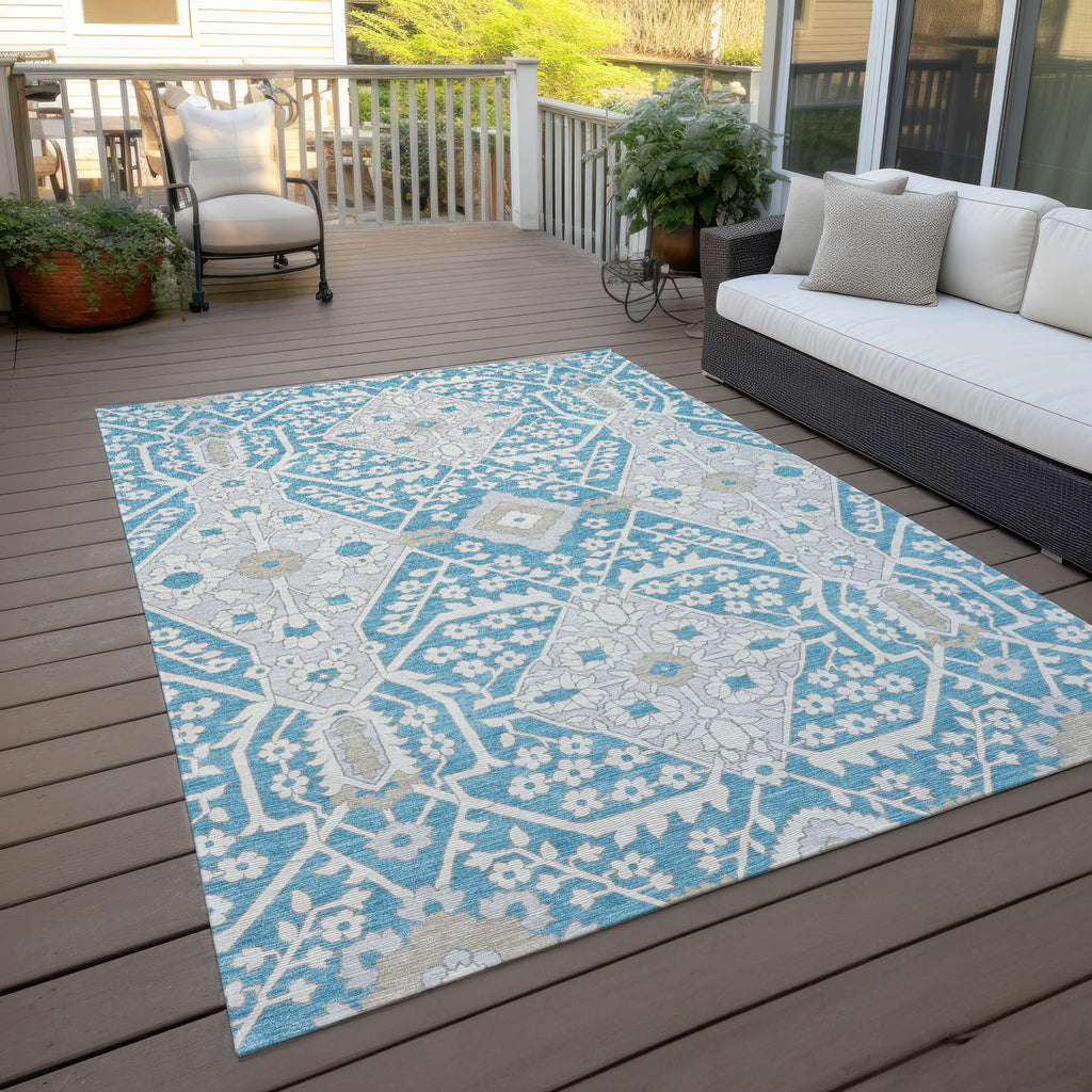 addison chantille acn863 teal rug