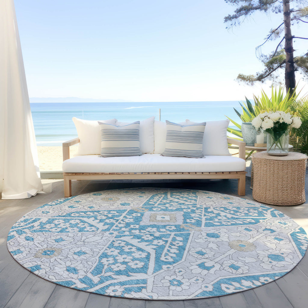 addison chantille acn863 teal rug