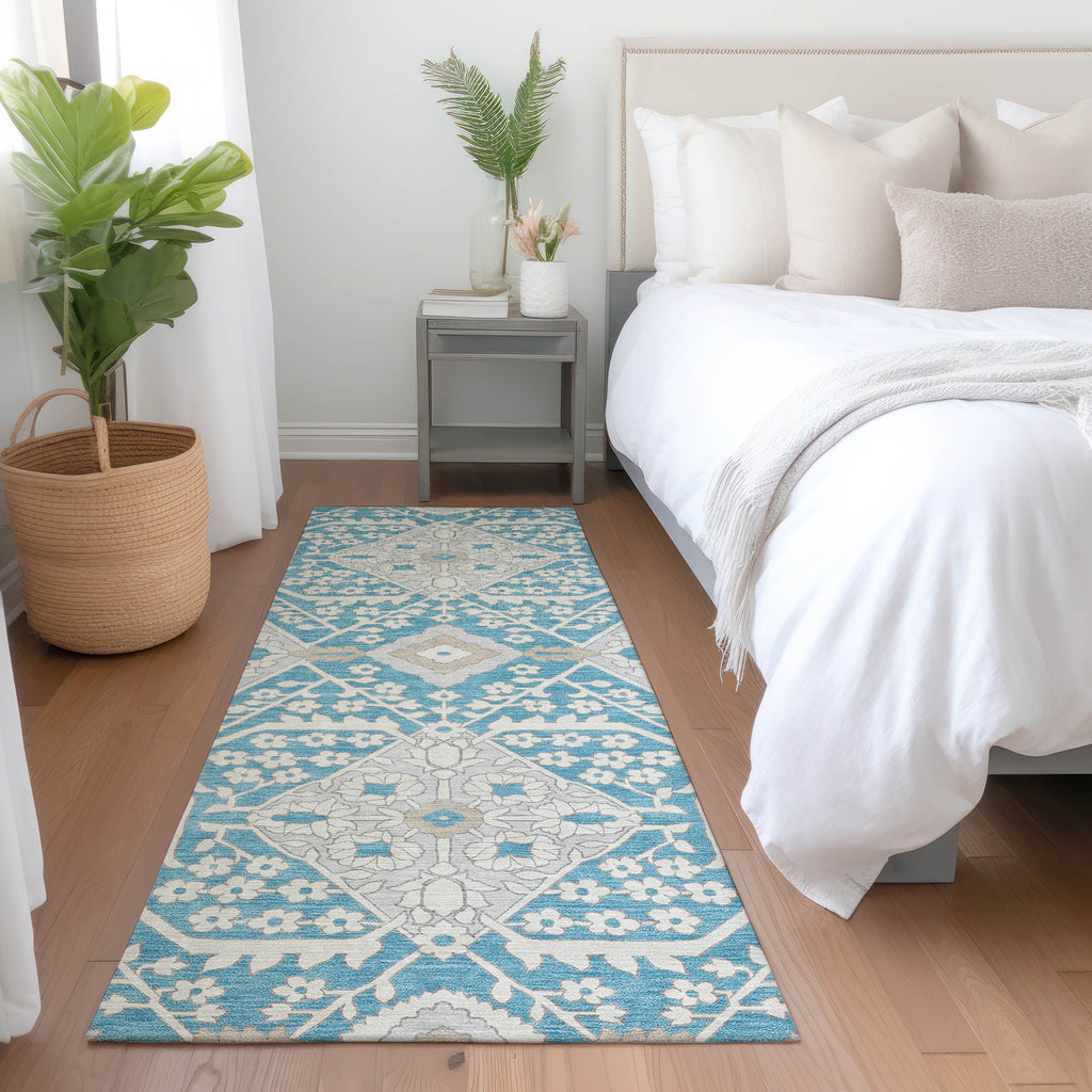 addison chantille acn863 teal rug