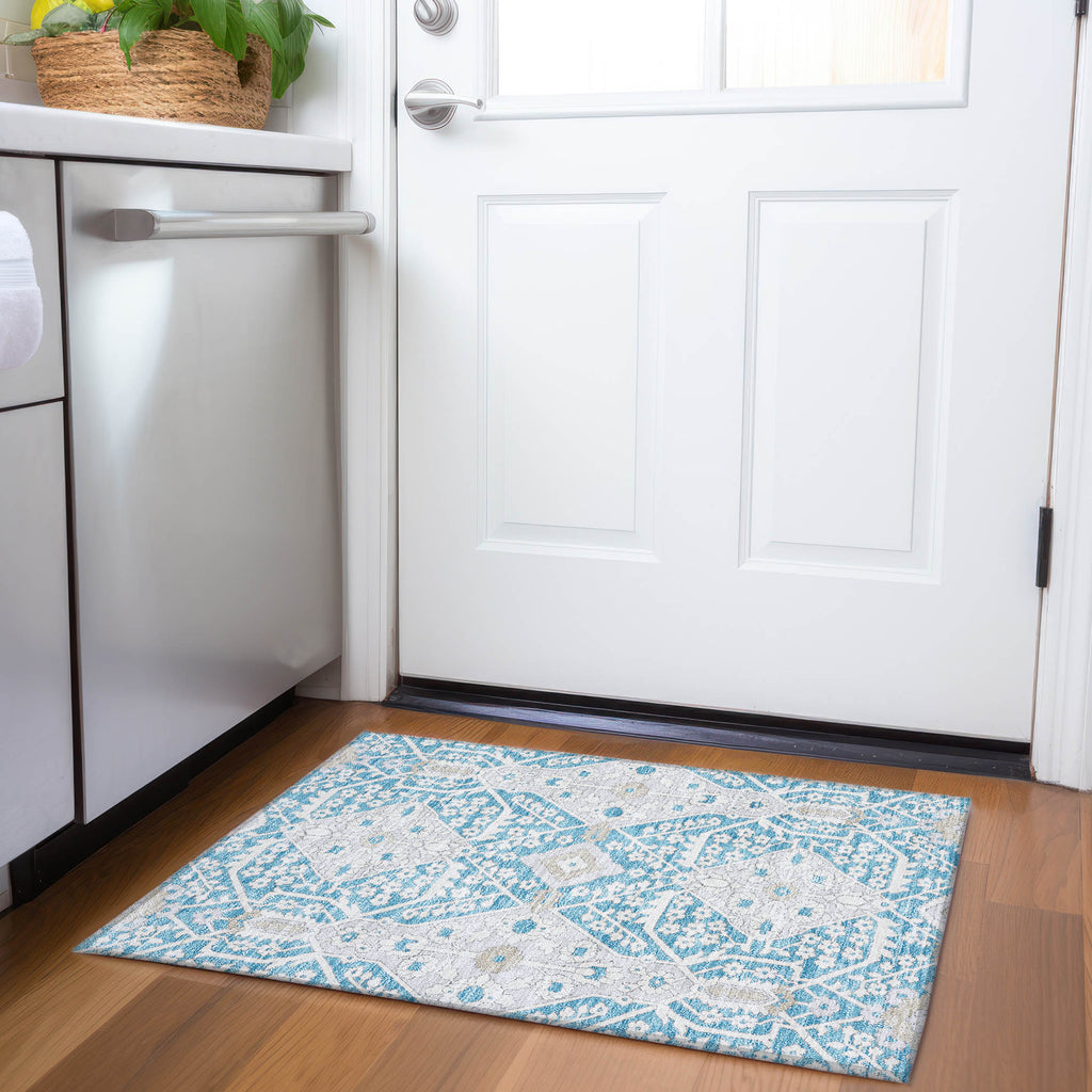 addison chantille acn863 teal rug