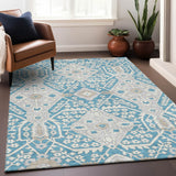 addison chantille acn863 teal rug