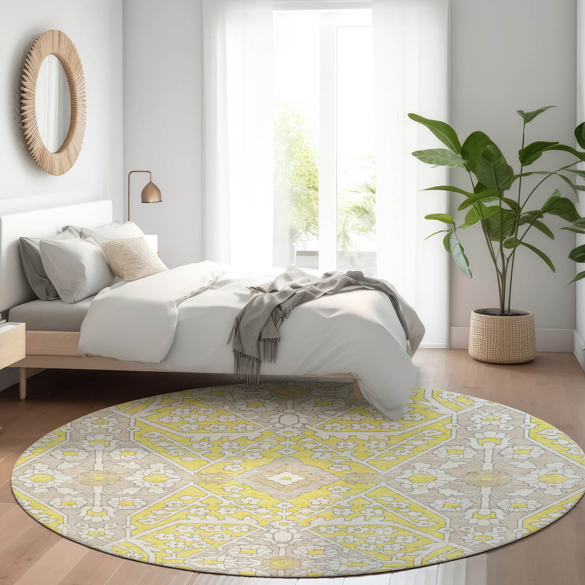 addison chantille acn863 yellow rug