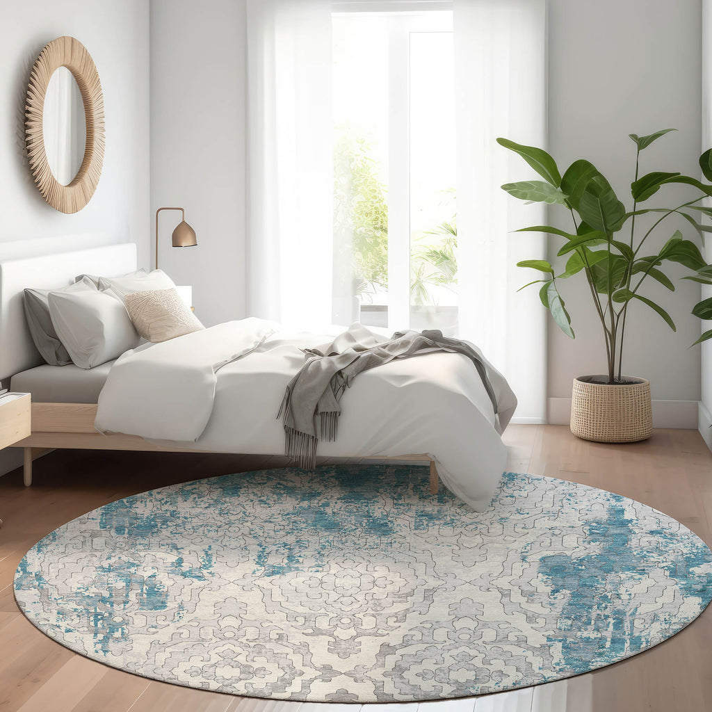 addison chantille acn864 teal rug