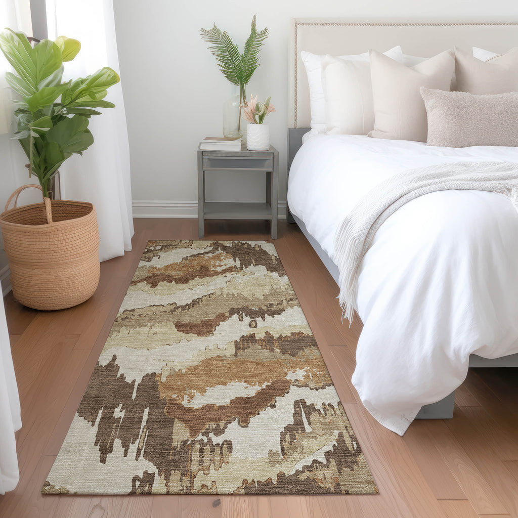 addison chantille acn865 chocolate rug