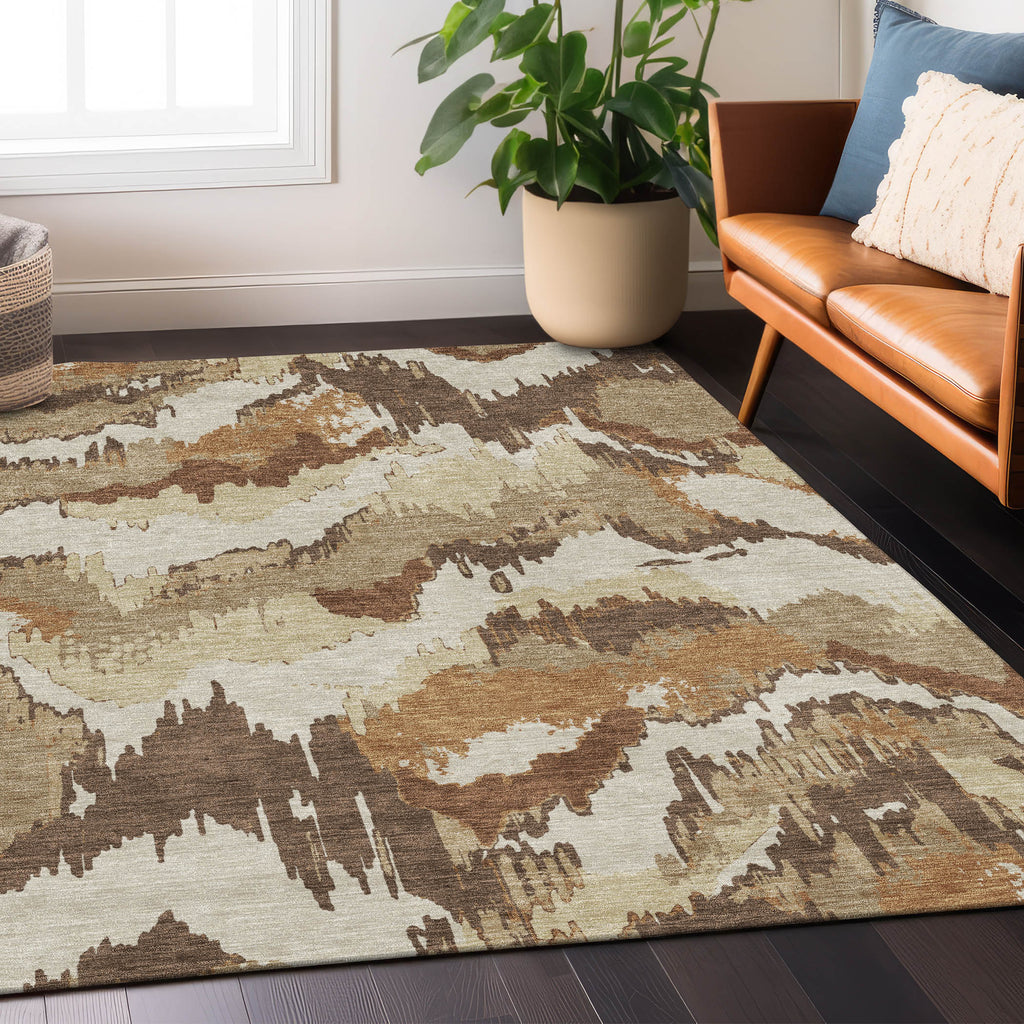 addison chantille acn865 chocolate rug