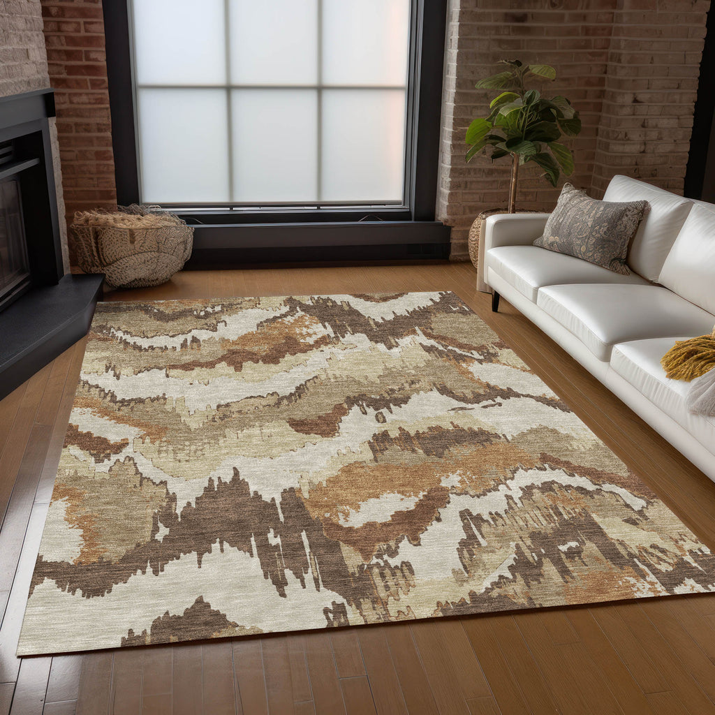 addison chantille acn865 chocolate rug