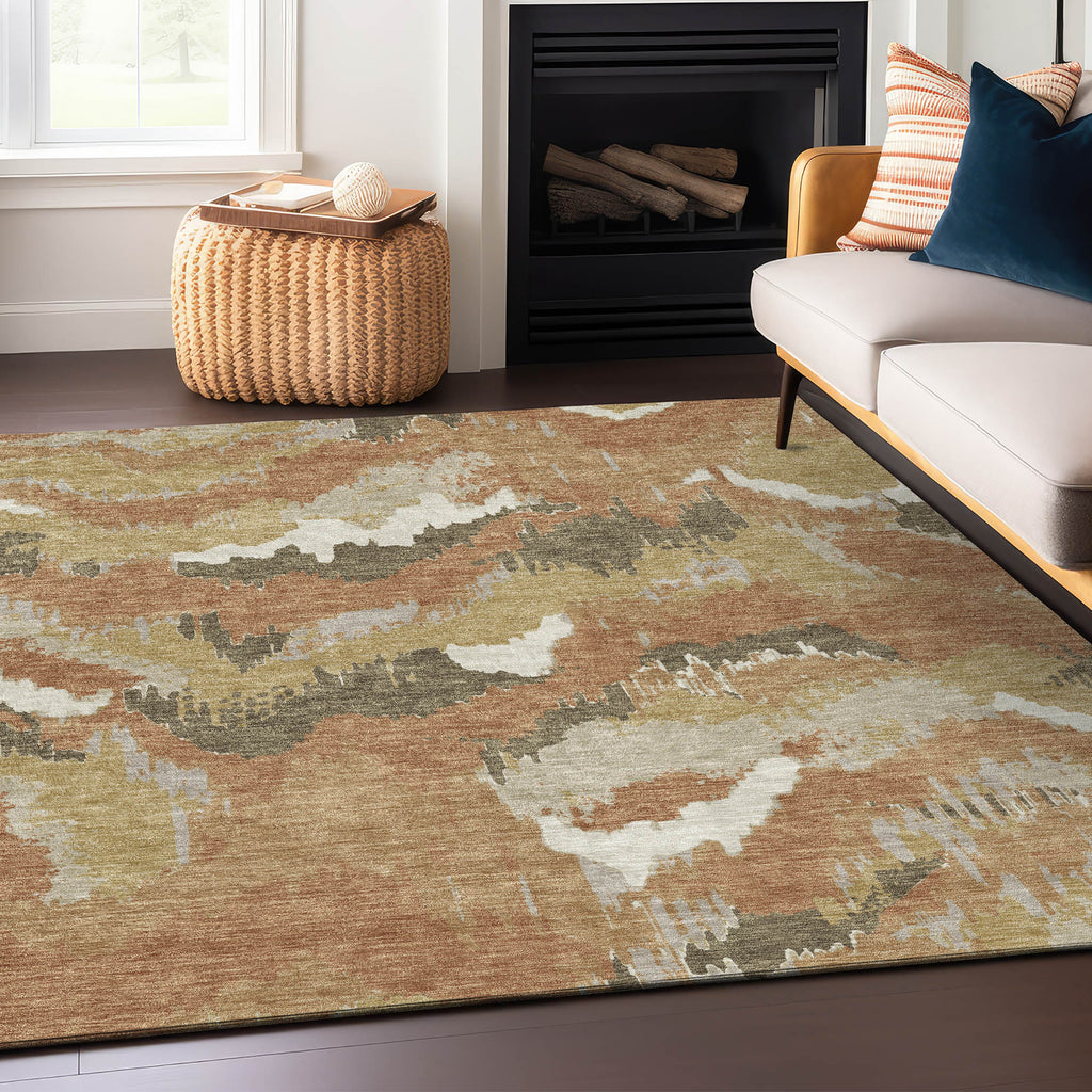 addison chantille acn865 copper rug