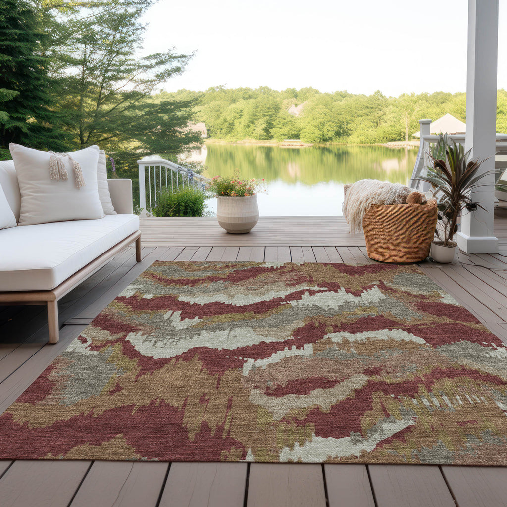 addison chantille acn865 paprika rug