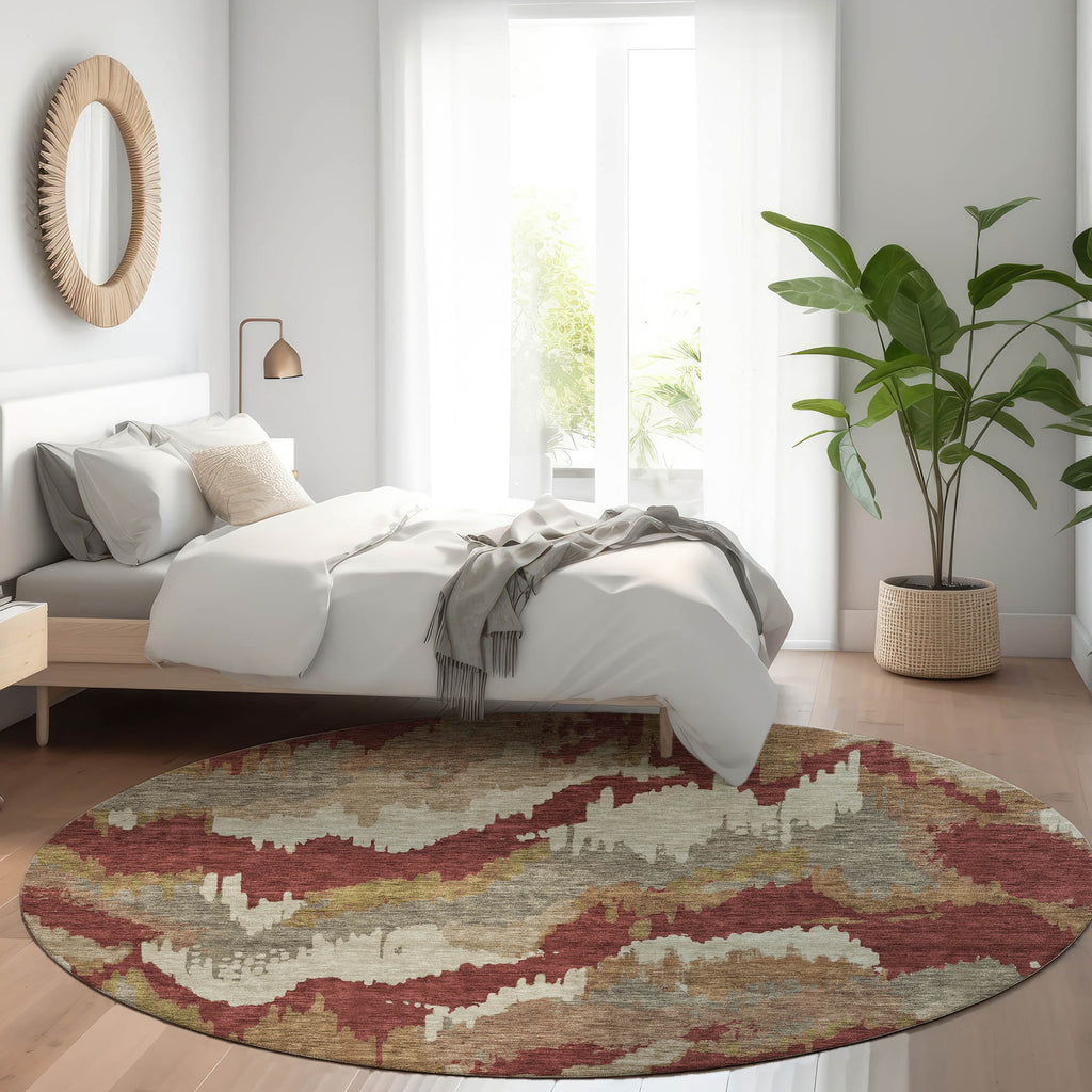 addison chantille acn865 paprika rug