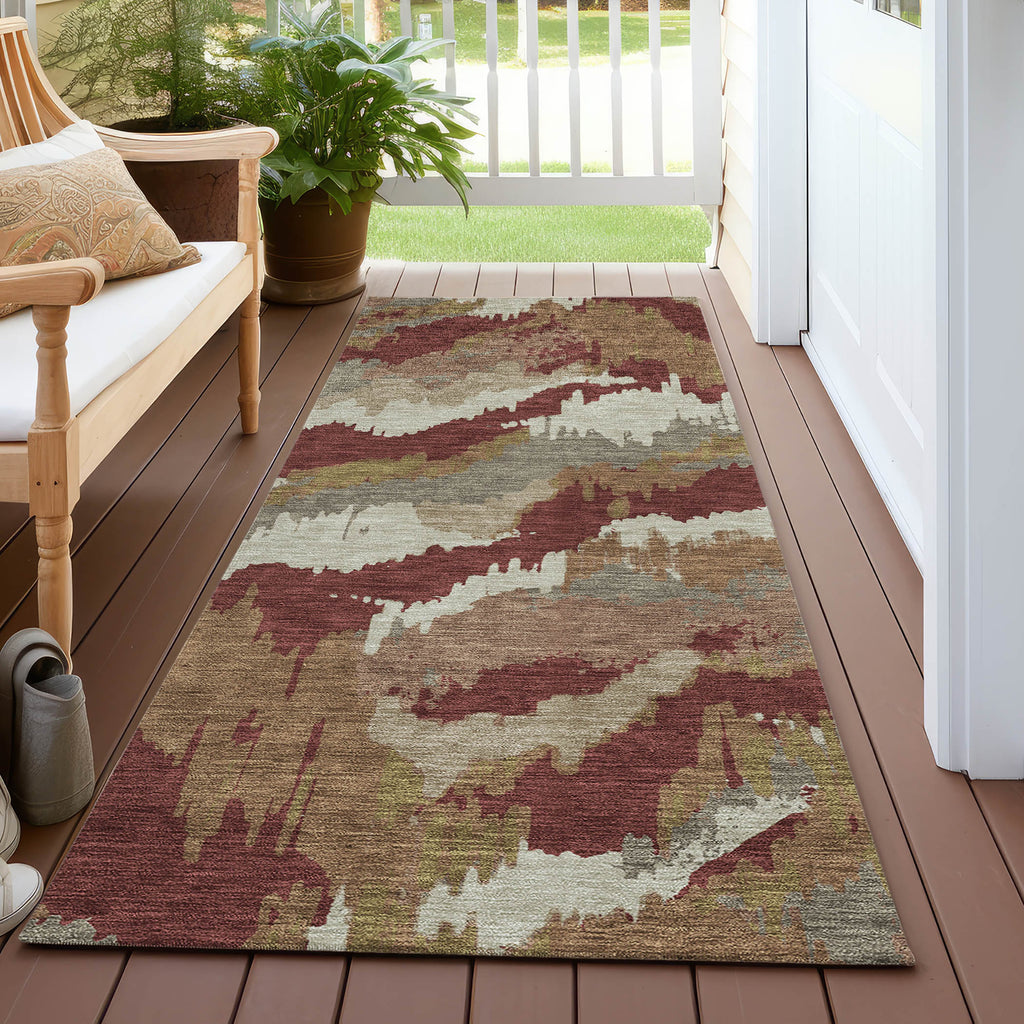 addison chantille acn865 paprika rug