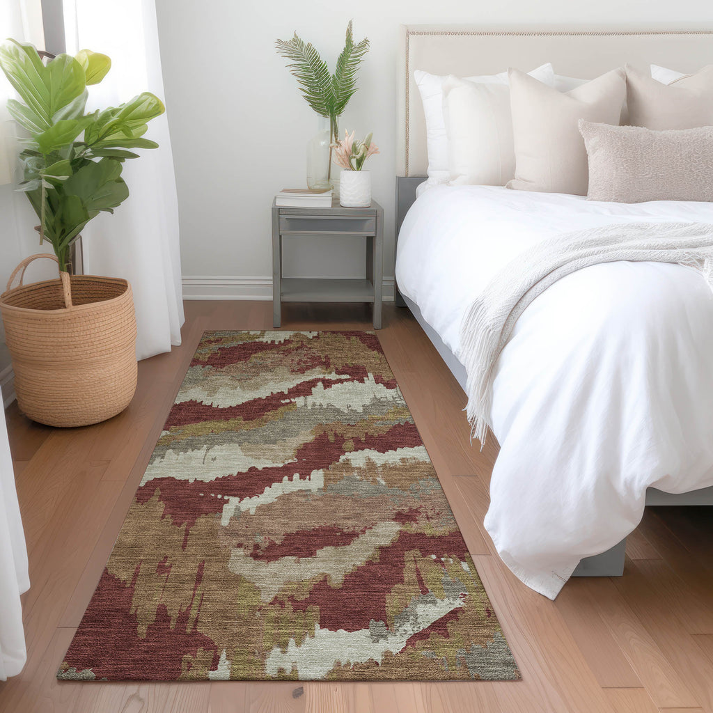 addison chantille acn865 paprika rug