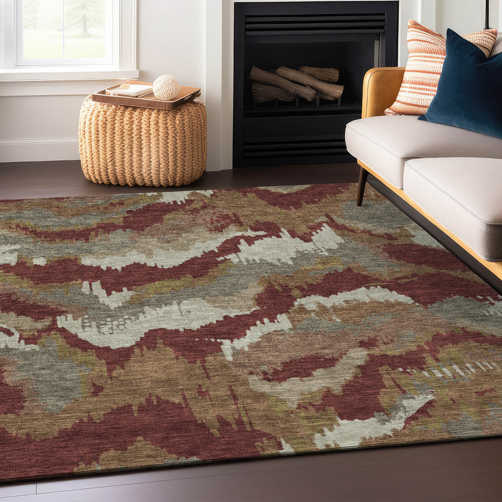 addison chantille acn865 paprika rug