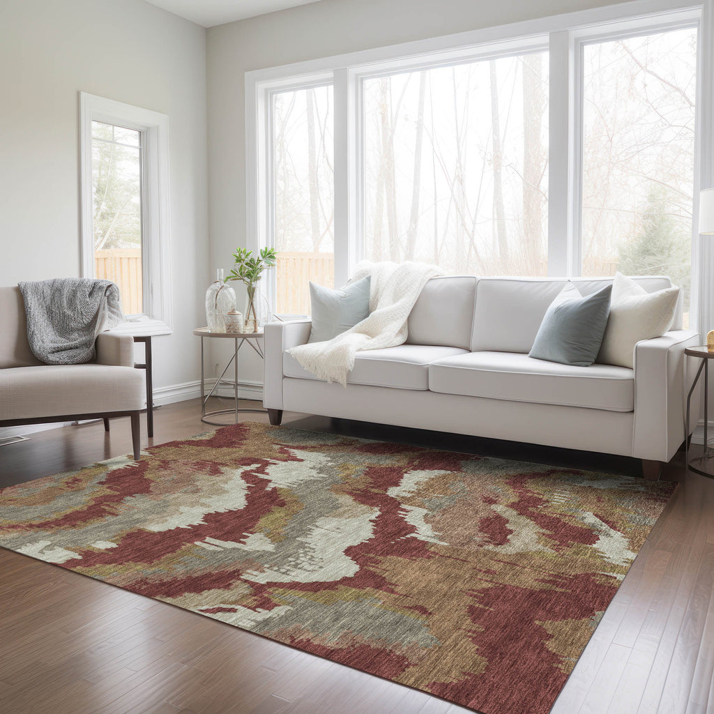 addison chantille acn865 paprika rug
