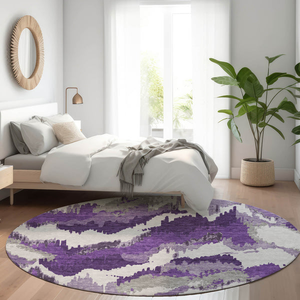 addison chantille acn865 purple rug
