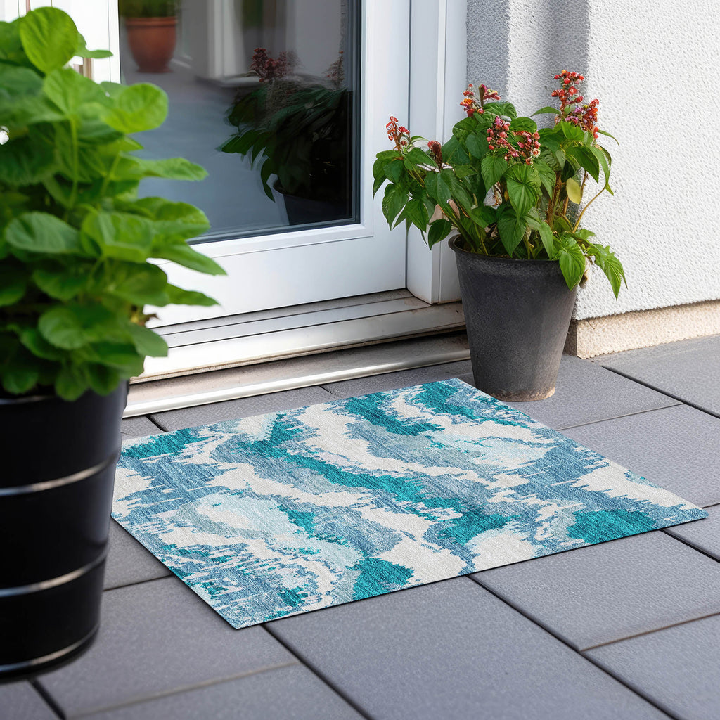 addison chantille acn865 teal rug