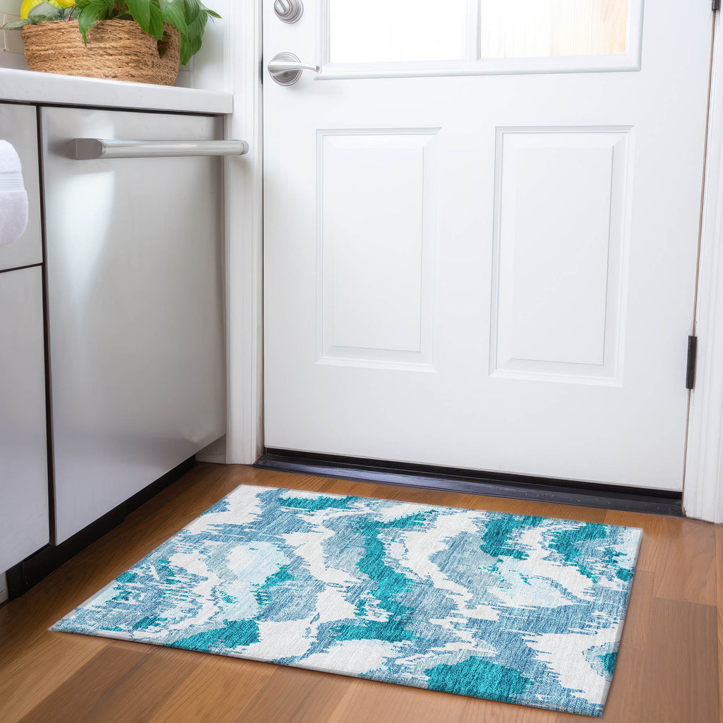 addison chantille acn865 teal rug