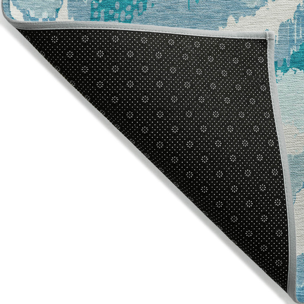 addison chantille acn865 teal rug