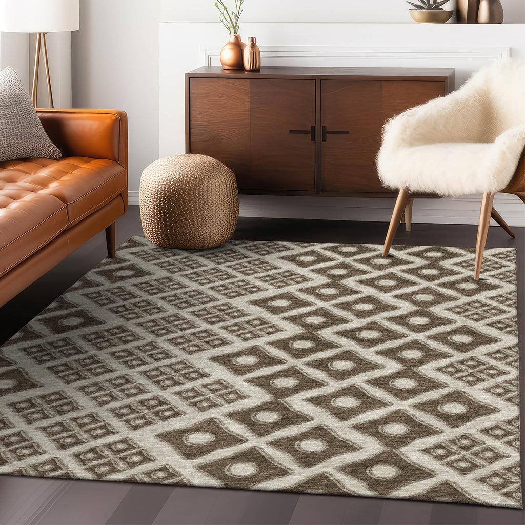 addison chantille acn866 brown rug
