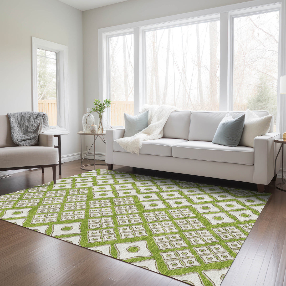 addison chantille acn866 lime rug