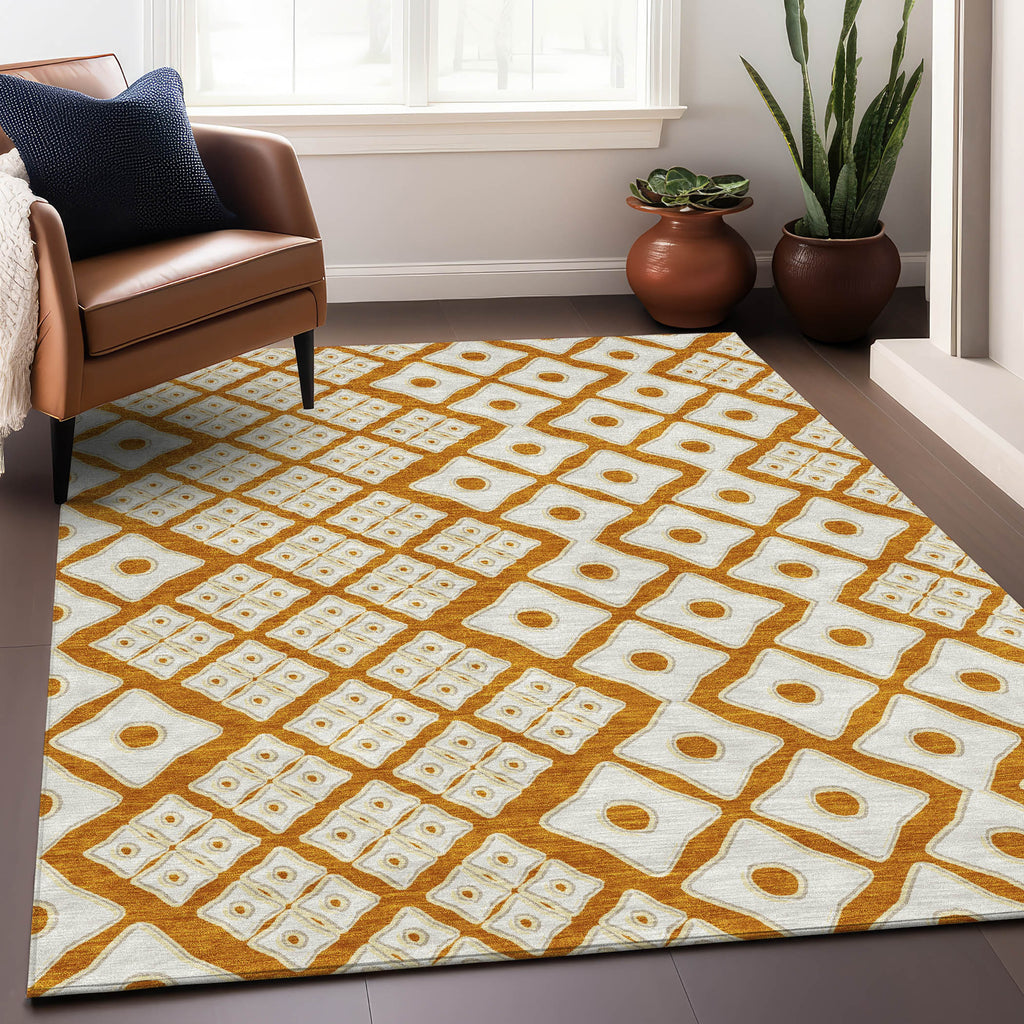 addison chantille acn866 orange rug