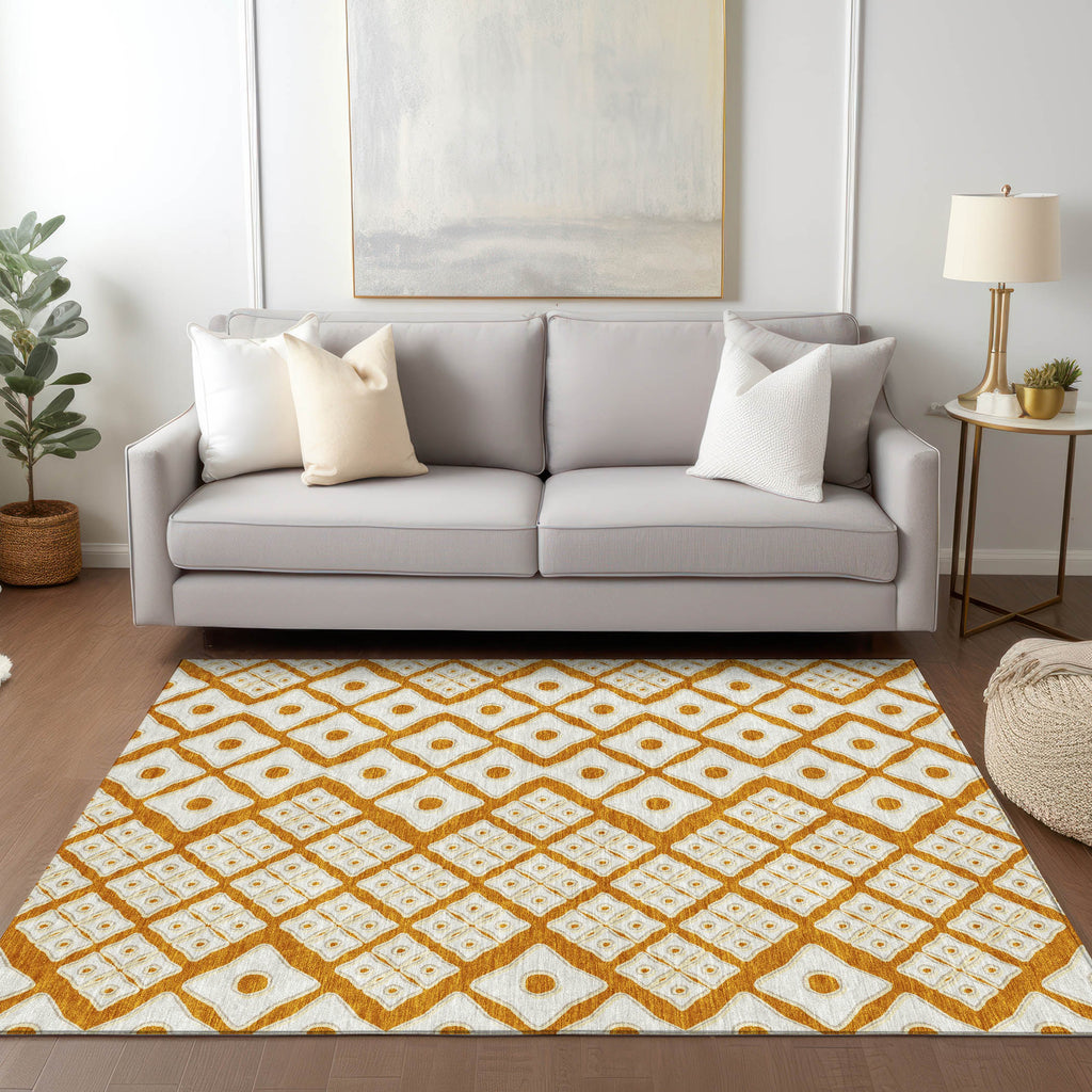 addison chantille acn866 orange rug