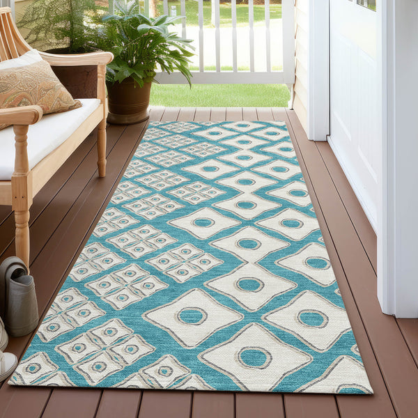 addison chantille acn866 teal rug