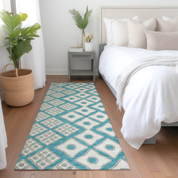 addison chantille acn866 teal rug