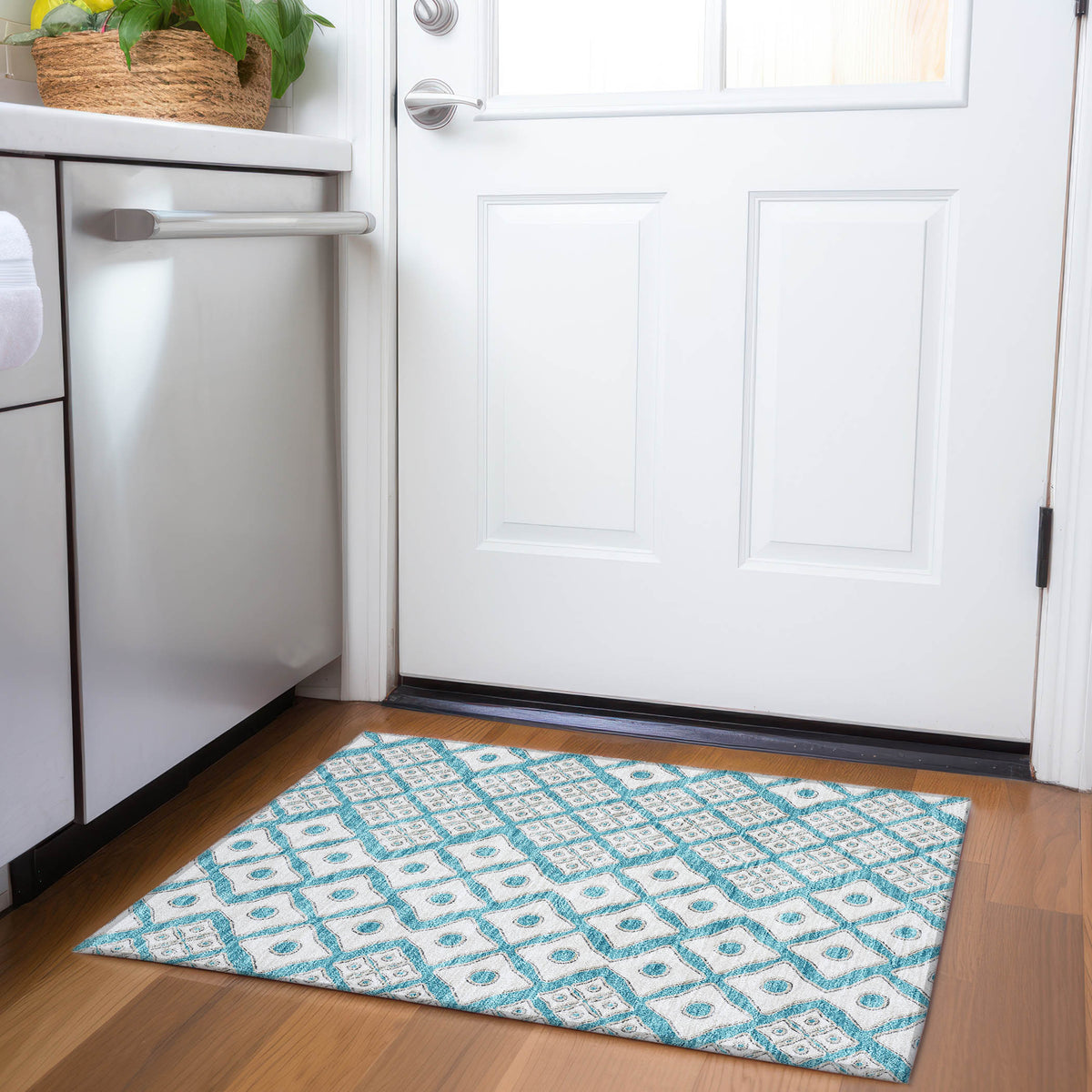 addison chantille acn866 teal rug