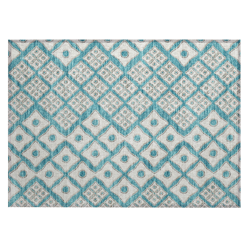 addison chantille acn866 teal rug