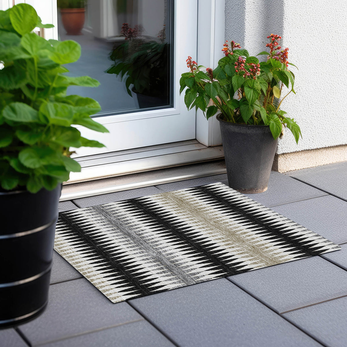 addison chantille acn867 black rug