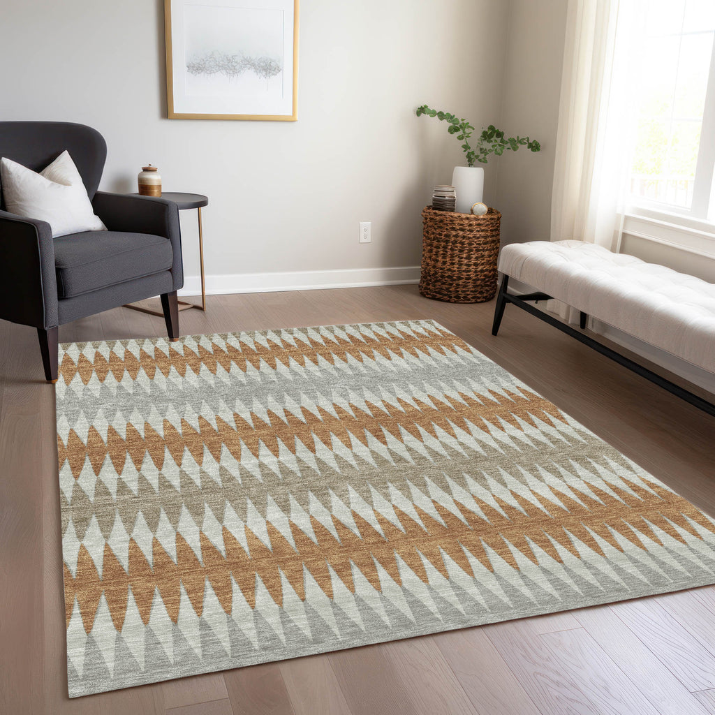 addison chantille acn867 paprika rug