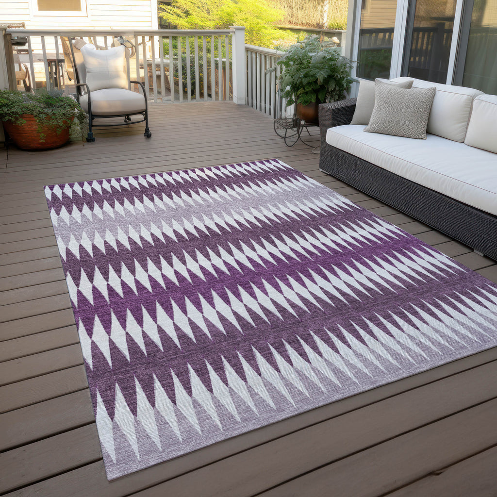 addison chantille acn867 purple rug